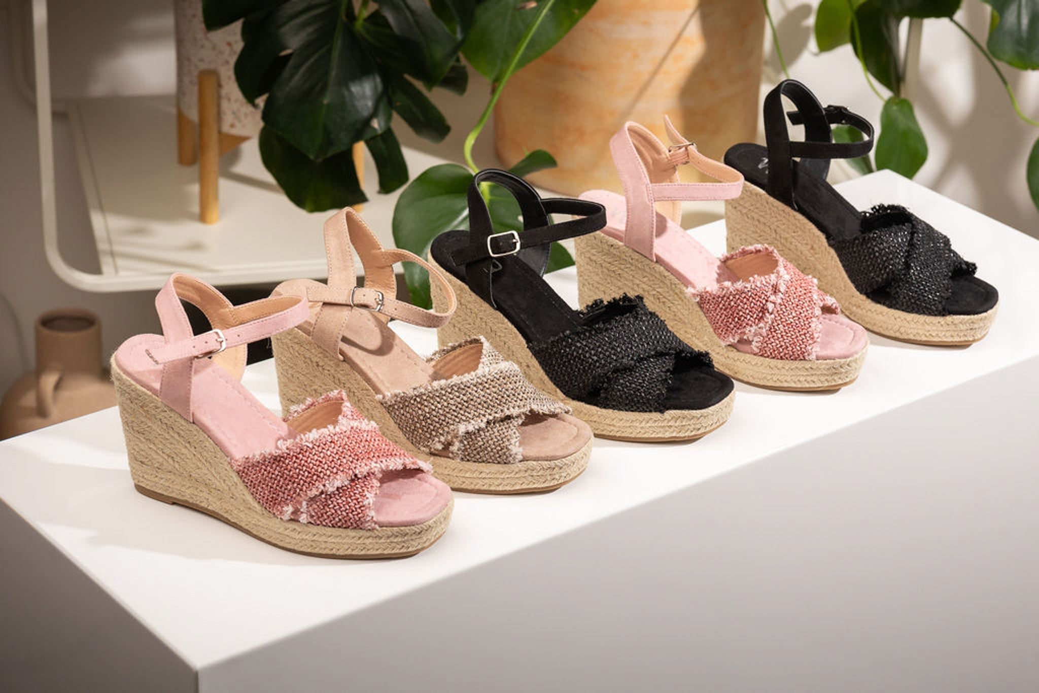 Elinor Wedge in Black - Charming Charlie