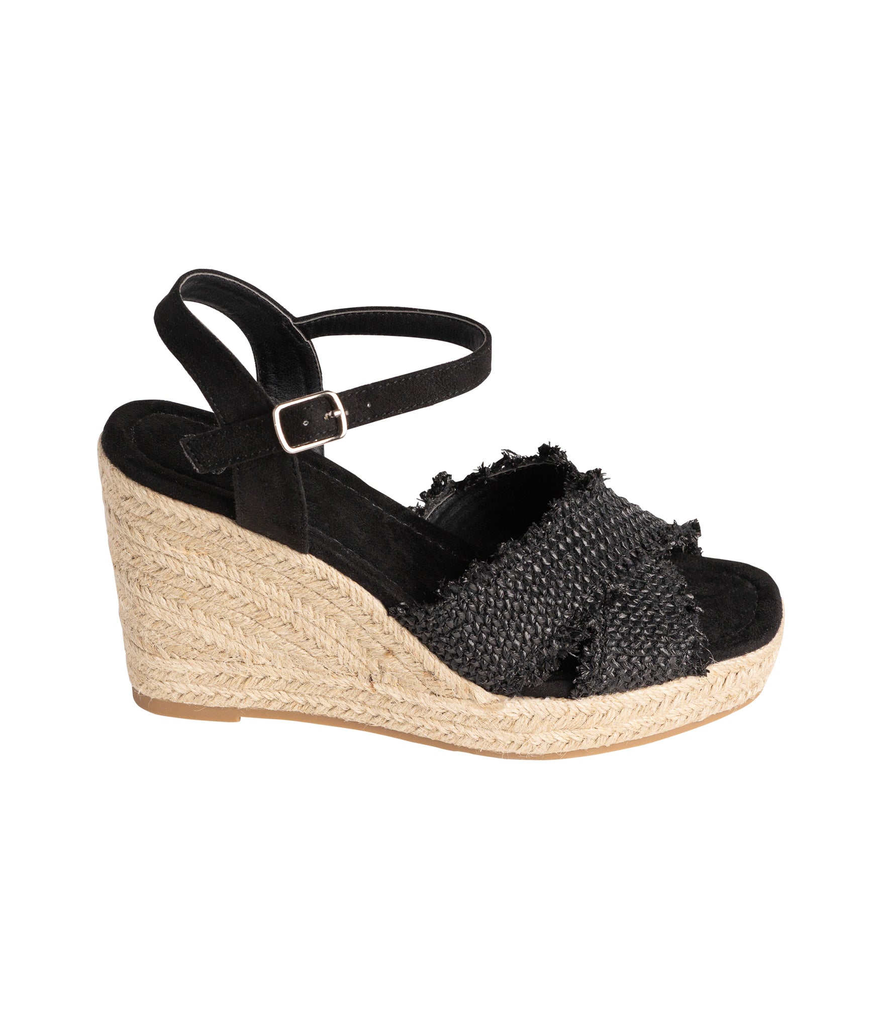 Elinor Wedge in Black - Charming Charlie