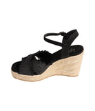 Elinor Wedge in Black - Charming Charlie