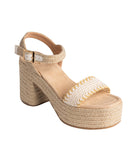 Elise Wedge in Off White - Charming Charlie