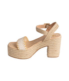 Elise Wedge in Off White - Charming Charlie