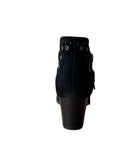 Elsa Leather Ankle Boot in Black - Charming Charlie