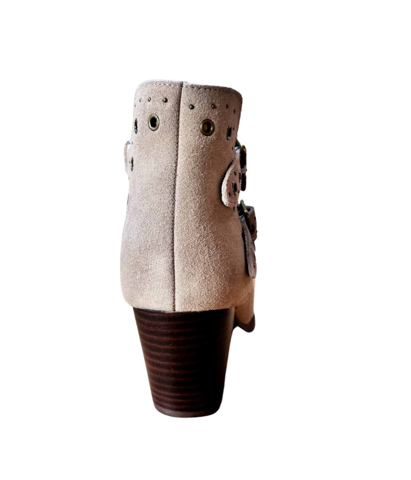 Elsa Leather Ankle Boot in Taupe - Charming Charlie