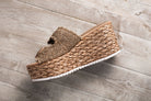 Eriwen Buckle Wedge in Taupe - Charming Charlie