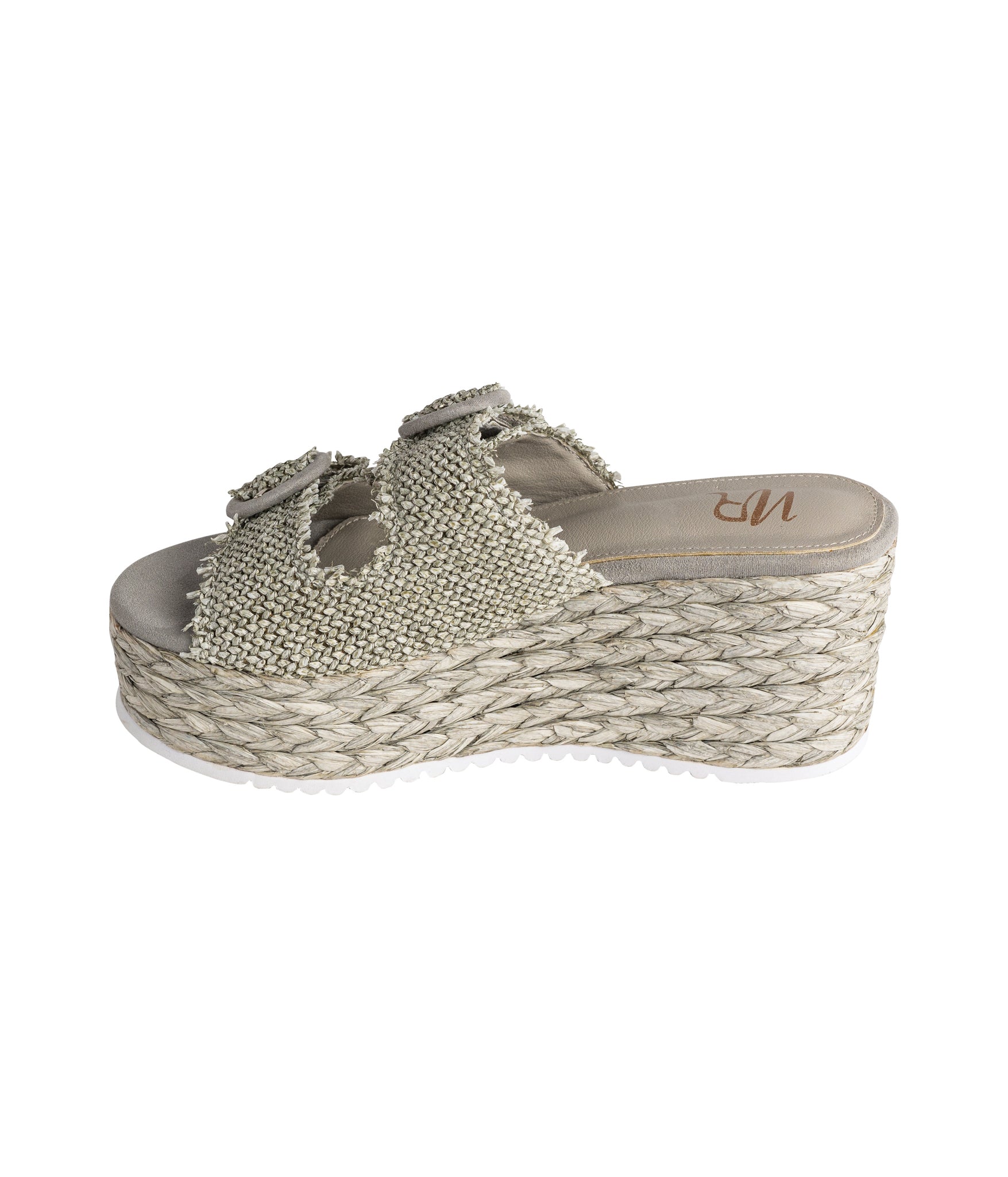 Eriwen Buckle Wedge in Teal - Charming Charlie