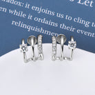 Moissanite 925 Sterling Silver Earrings - Charming Charlie