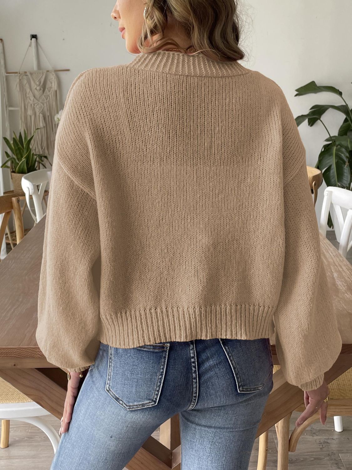 Pearl Open Front Long Sleeve Cardigan – Charming Charlie
