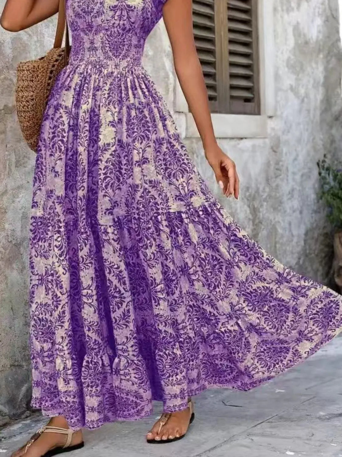curtis maxi dress multi Beaded Cut Out Maxi Dress