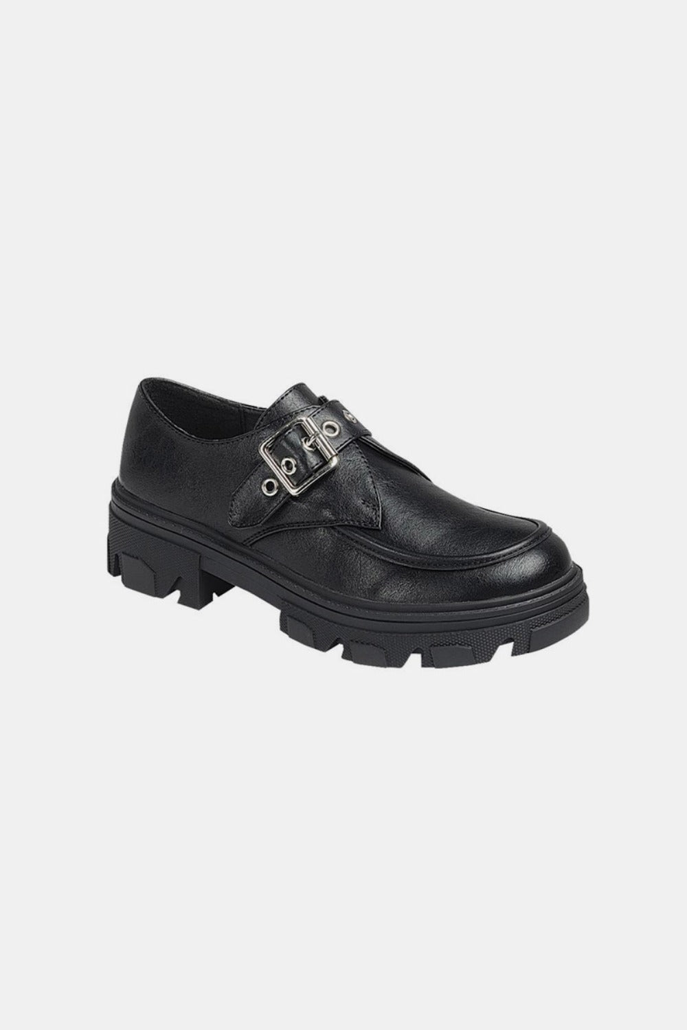 Forever Link Buckled Platform Lug Sole Loafers - Charming Charlie