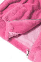 Fringed Zip Up Fleece Jacket - Charming Charlie