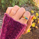 925 Sterling Silver Bead Wrap Ring - Charming Charlie