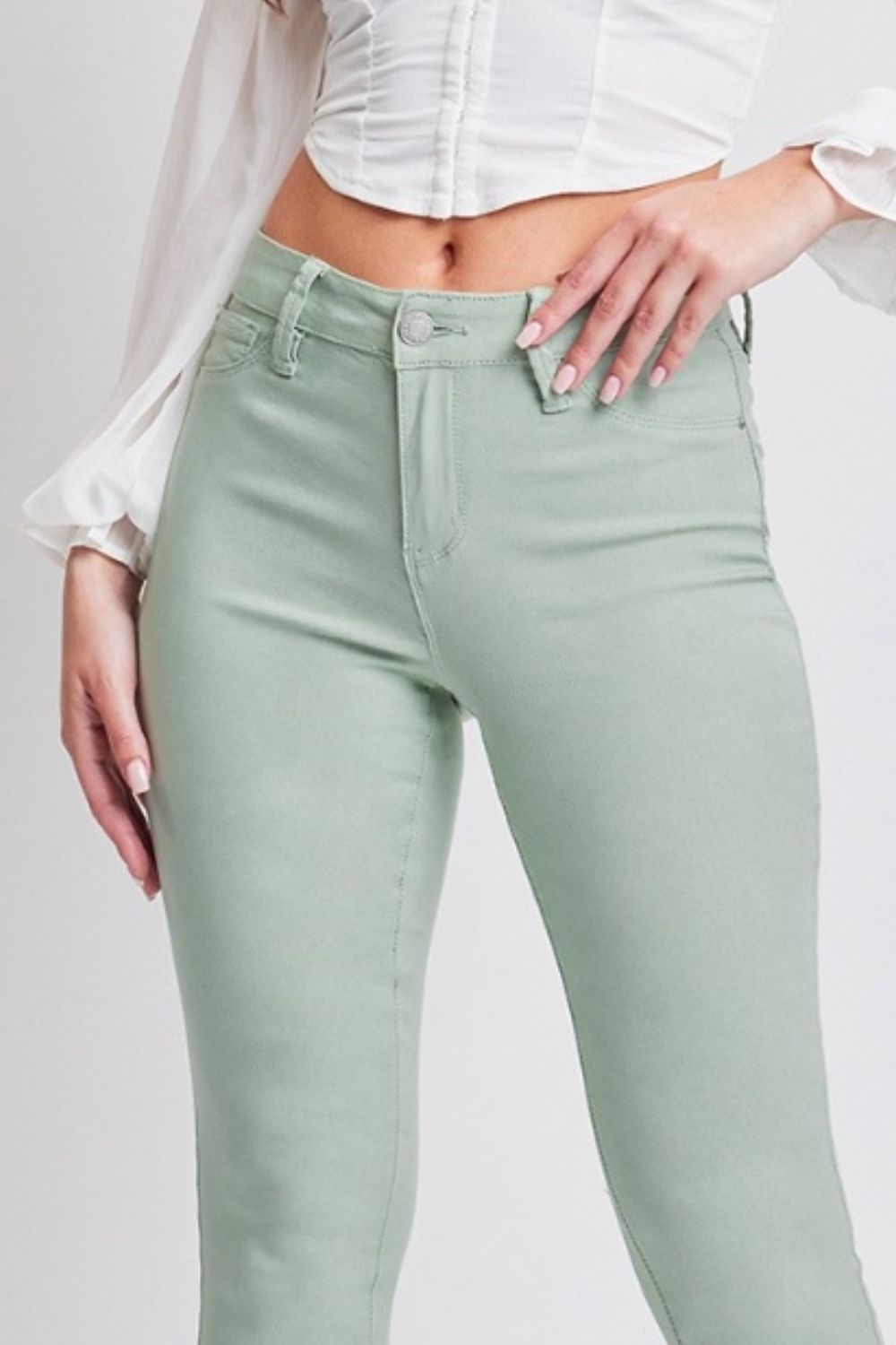 YMI Jeanswear Hyperstretch Mid-Rise Skinny Jeans - Charming Charlie