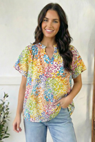 Color Splash Breezy Blouse - Charming Charlie