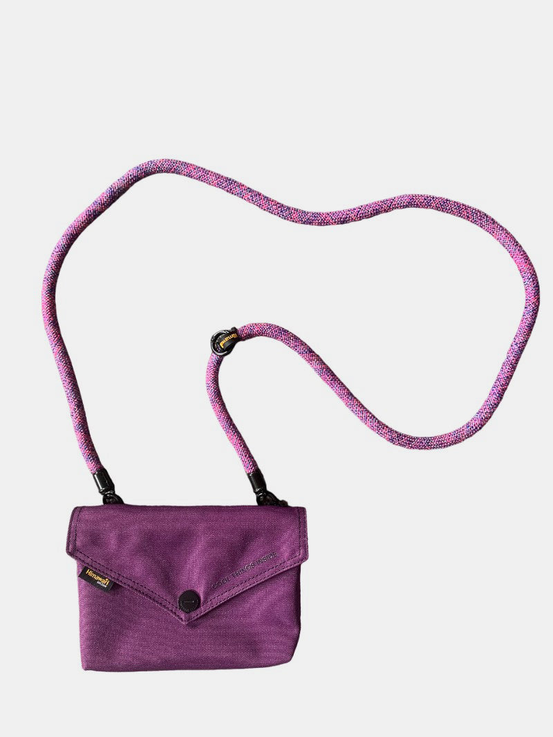 Himawari Solid Color Envelope Shape Crossbody Bag with Removable Strap - Charming Charlie