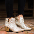 Fiera Booties in Gold - Charming Charlie