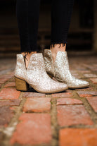 Fiera Booties in Gold - Charming Charlie
