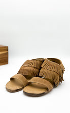 Fringe Star Sandal in Tan - Charming Charlie