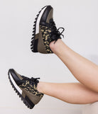 Geri Sneaker in Camo - Charming Charlie