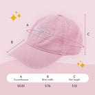 Go - Getter Club Vintage Washed Unstructured Baseball Cap - 100% Cotton - Multitasky