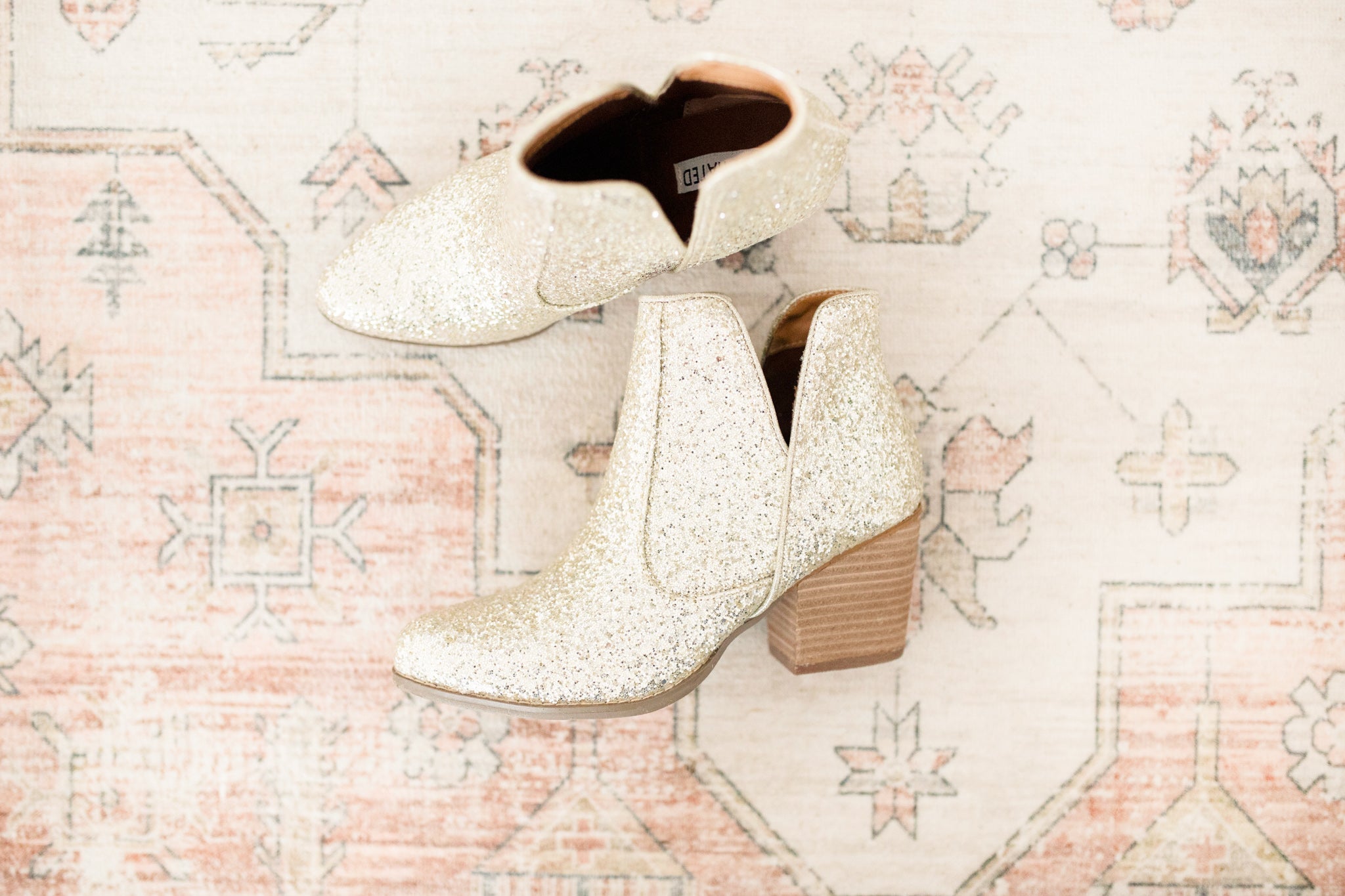 Fiera Booties in Gold - Charming Charlie