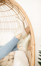 Fiera Booties in Gold - Charming Charlie