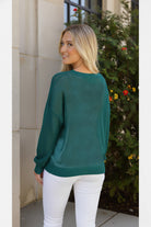Holiday Shimmers Green Sequins Sweater - Charming Charlie