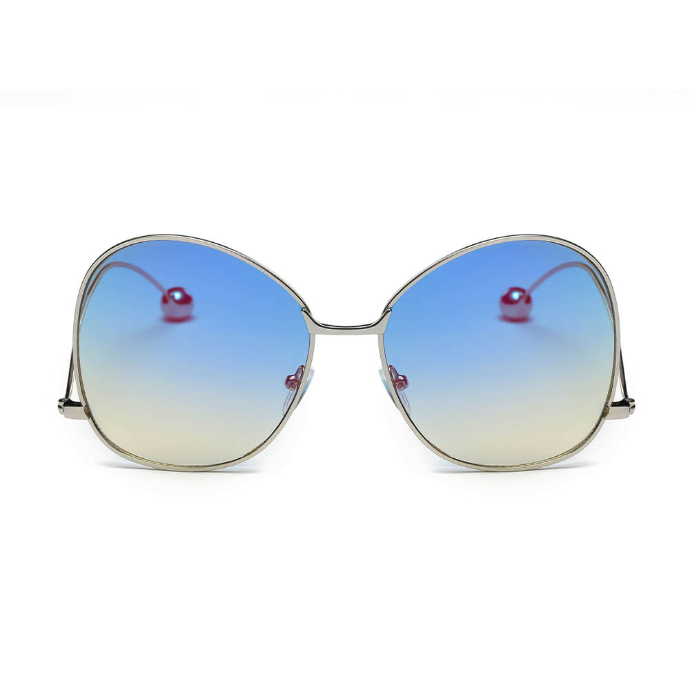 EUGENE | CD05 - Women's Trendy Oversized Pantone Lens Sunglasses - Cramilo Eyewear - Stylish Trendy Affordable Sunglasses Clear Glasses Eye Wear Fashion