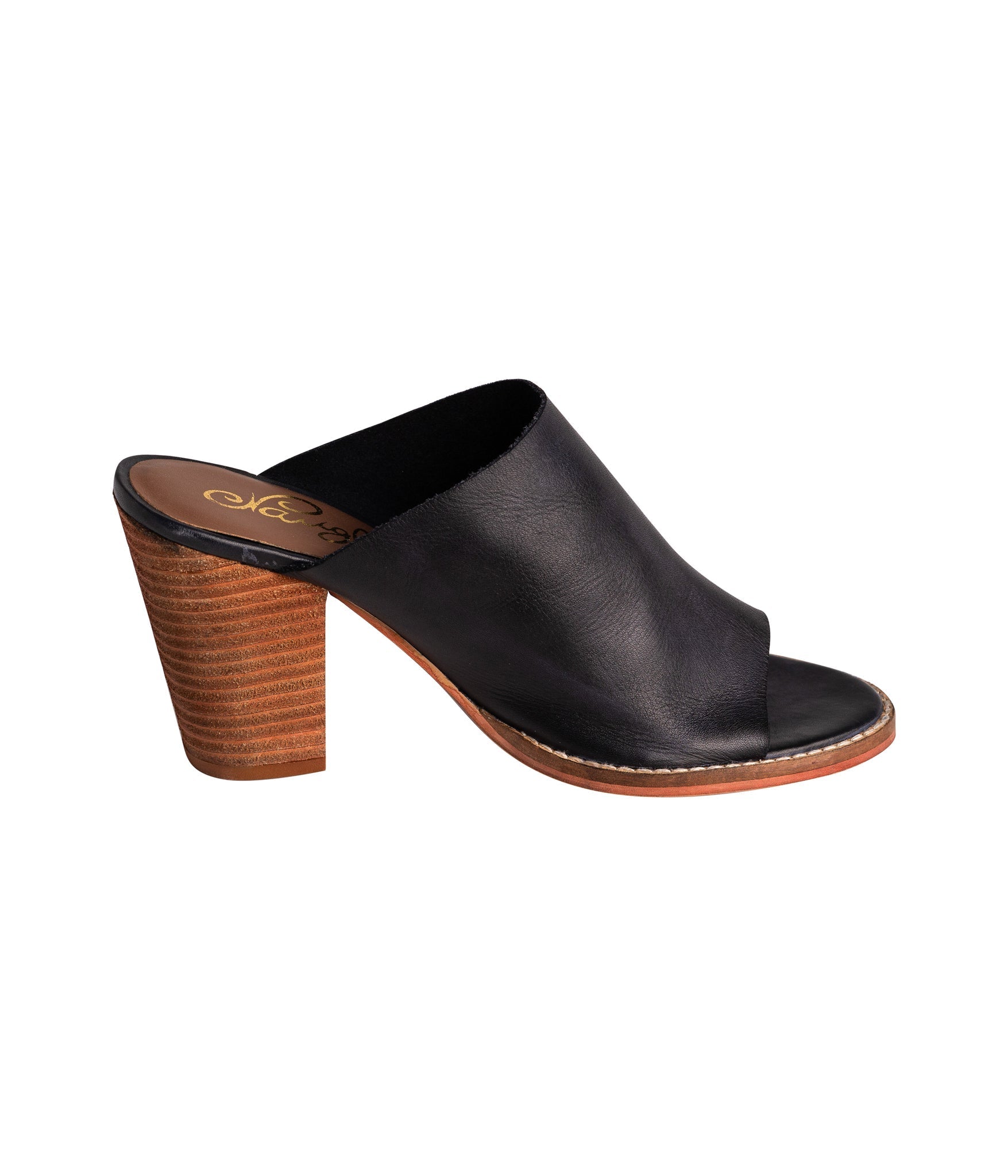 Hallie Heeled Sandal in Black - Charming Charlie