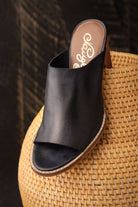 Hallie Heeled Sandal in Black - Charming Charlie