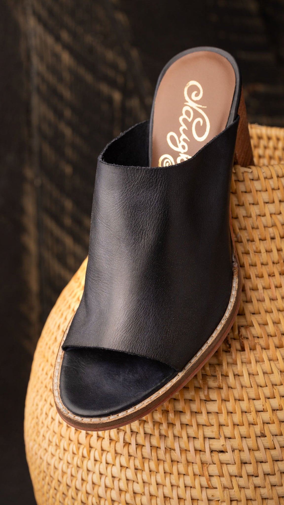 Hallie Heeled Sandal in Black - Charming Charlie