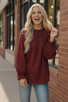 Wildwood Check Red Smock - Charming Charlie
