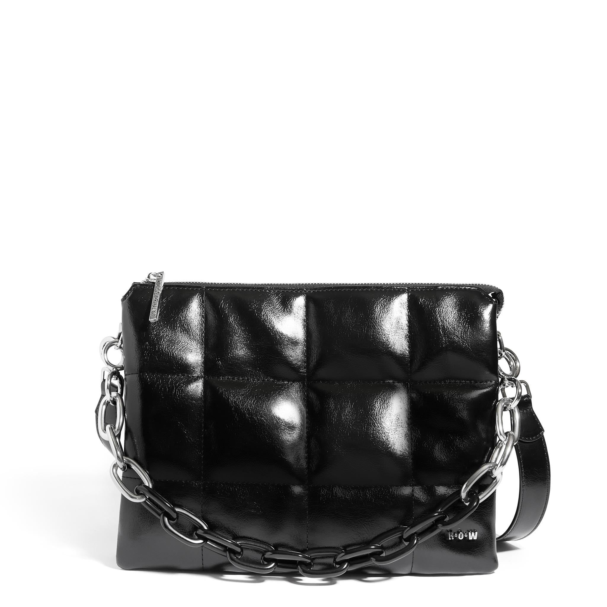 H.O.W. WE CLASS-IFY Shoulder   Black Sheen