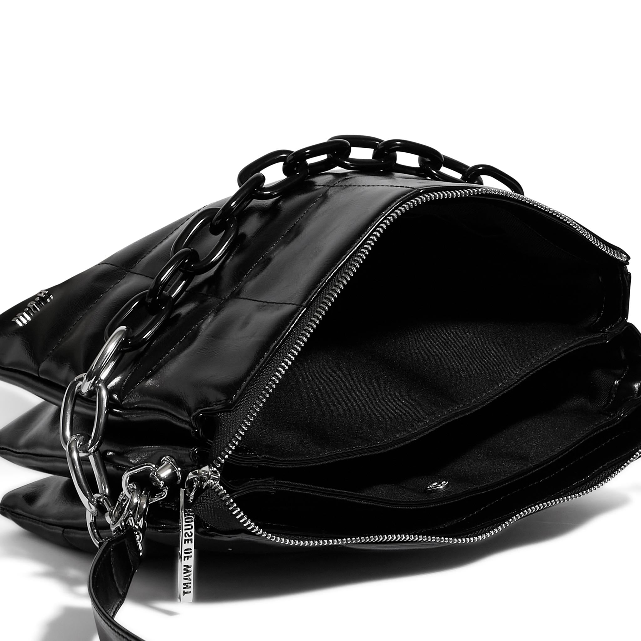 H.O.W. WE CLASS-IFY Shoulder   Black Sheen
