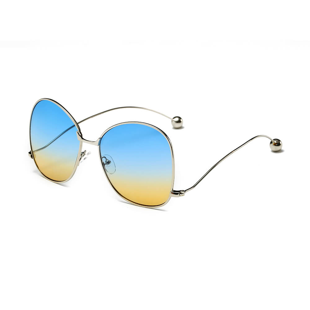 EUGENE | CD05 - Women's Trendy Oversized Pantone Lens Sunglasses - Cramilo Eyewear - Stylish Trendy Affordable Sunglasses Clear Glasses Eye Wear Fashion