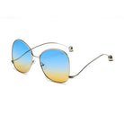 EUGENE | CD05 - Women's Trendy Oversized Pantone Lens Sunglasses - Cramilo Eyewear - Stylish Trendy Affordable Sunglasses Clear Glasses Eye Wear Fashion