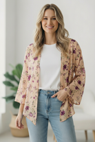 Dainty Layers Floral Kimono - Charming Charlie