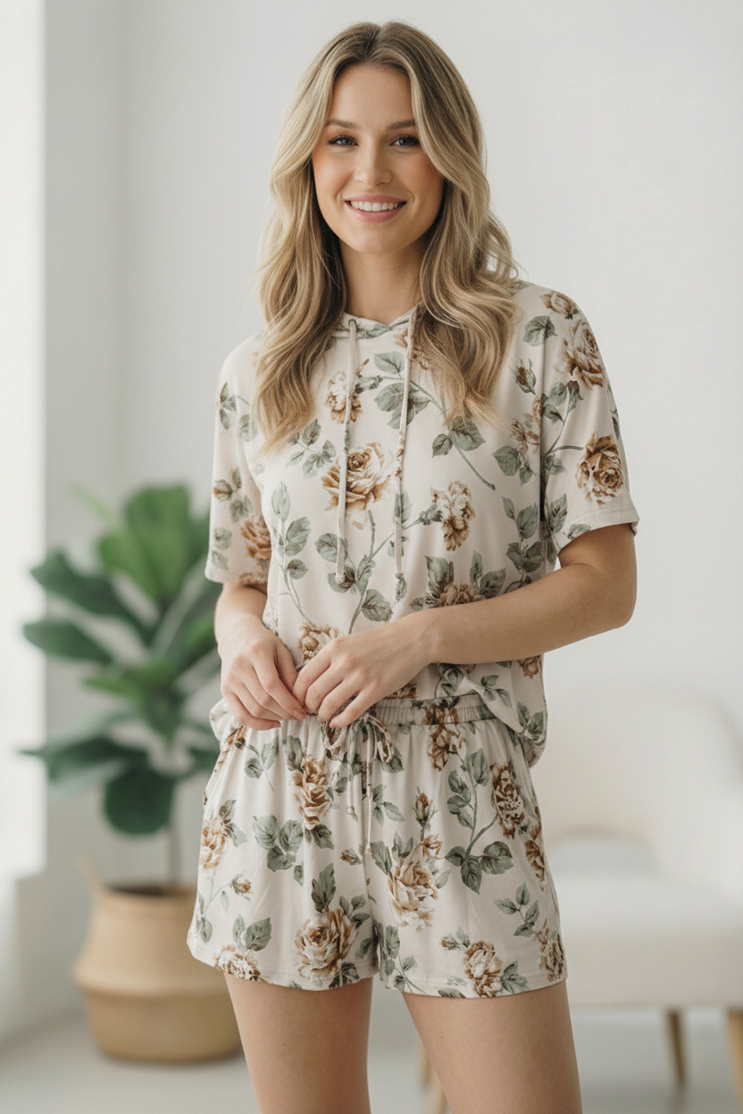 The Rosy Garden Lounge Set - Charming Charlie