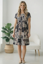 My Favorite Chapter Patchwork Dress - Charming Charlie