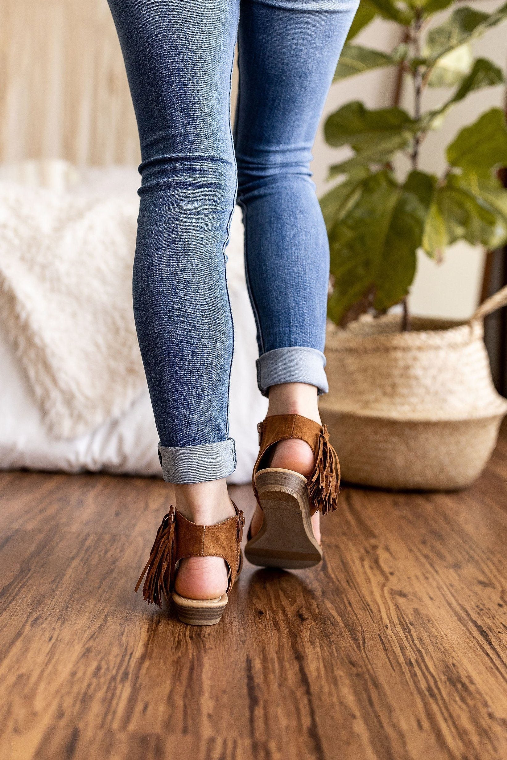 Jas Sandal in Tan - Charming Charlie
