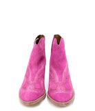 Journee Ankle Boots in Magenta - Charming Charlie