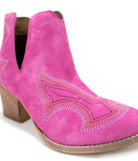 Journee Ankle Boots in Magenta - Charming Charlie