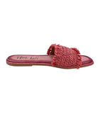 Juana Woven Sandals in Pink - Charming Charlie