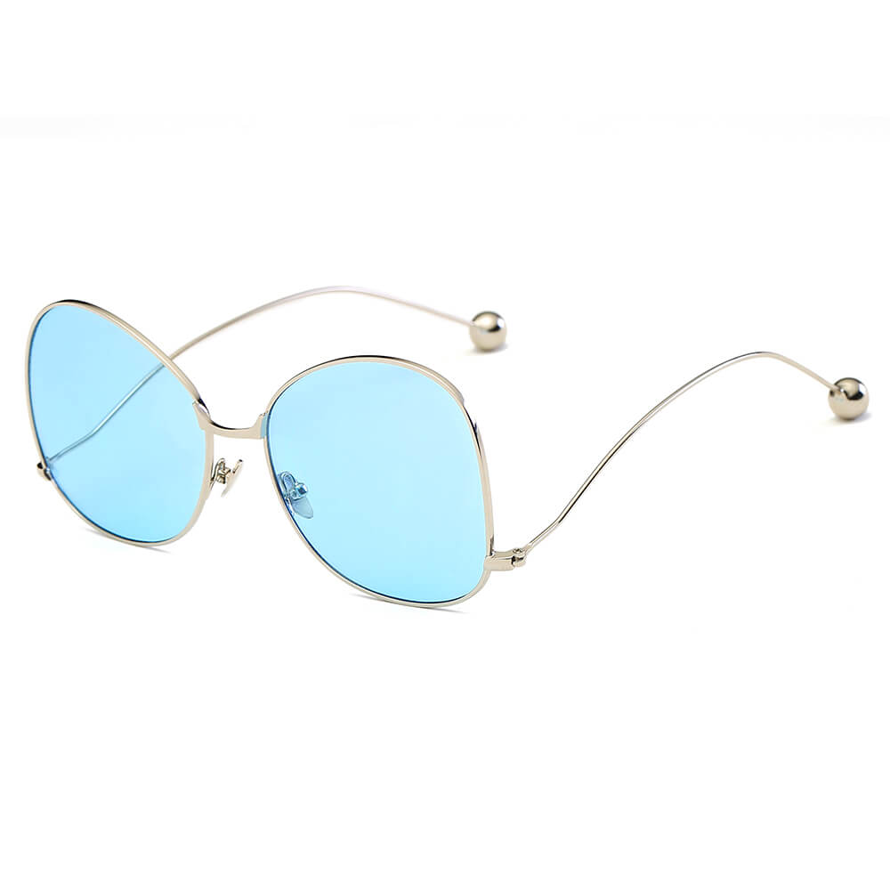 EUGENE | CD05 - Women's Trendy Oversized Pantone Lens Sunglasses - Cramilo Eyewear - Stylish Trendy Affordable Sunglasses Clear Glasses Eye Wear Fashion