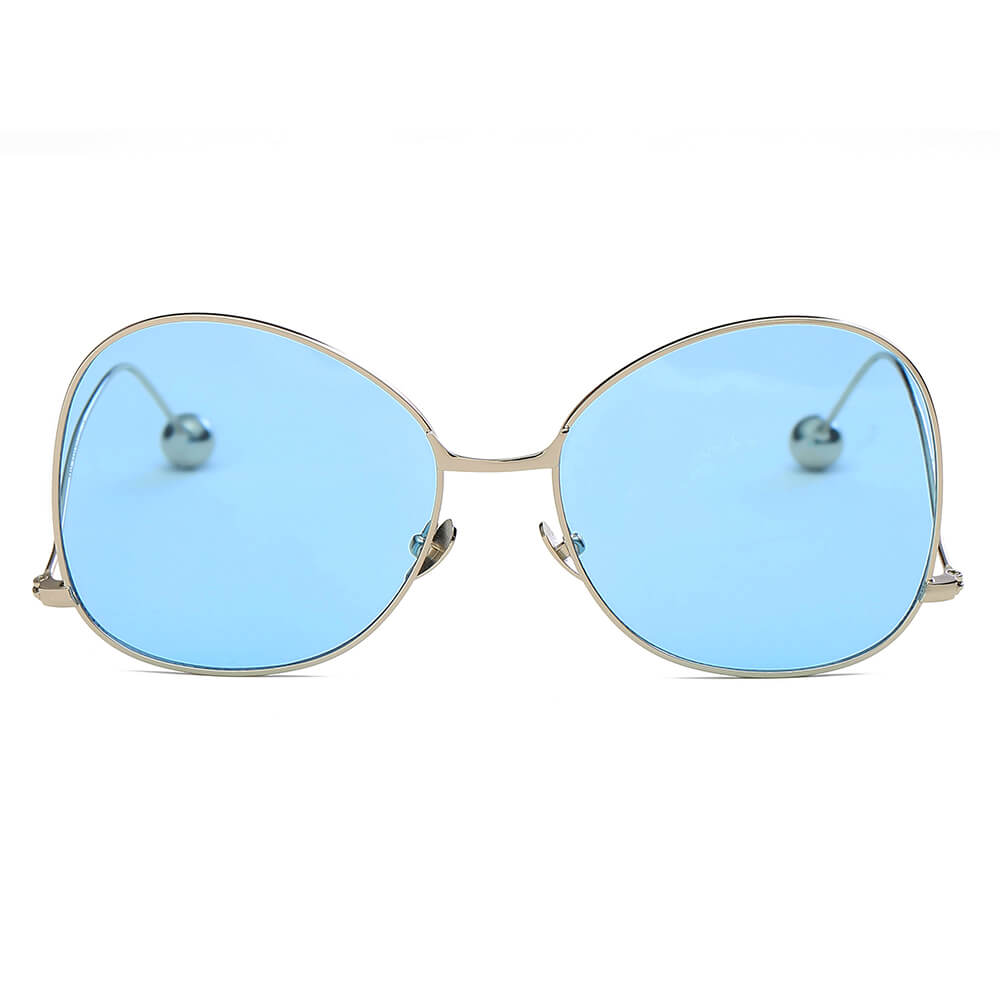 EUGENE | CD05 - Women's Trendy Oversized Pantone Lens Sunglasses - Cramilo Eyewear - Stylish Trendy Affordable Sunglasses Clear Glasses Eye Wear Fashion