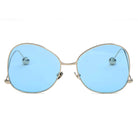 EUGENE | CD05 - Women's Trendy Oversized Pantone Lens Sunglasses - Cramilo Eyewear - Stylish Trendy Affordable Sunglasses Clear Glasses Eye Wear Fashion