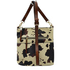 Kaylee Soft PU Vegan Leather 2 in 1 Tote Crossbody Bag - Cow - Crossbody Bags