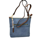 Kaylee Soft PU Vegan Leather 2 in 1 Tote Crossbody Bag - Royal Blue - Crossbody Bags