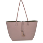 Kendra Reversible Supersoft Vegan Leather Tote Handbag - Blush/Silver - Tote Bag