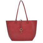 Kendra Reversible Supersoft Vegan Leather Tote Handbag - Red/Blue - Tote Bag