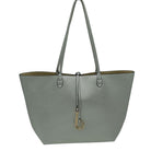 Kendra Reversible Supersoft Vegan Leather Tote Handbag - Silver/Gold - Tote Bag